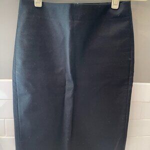 J. Crew Stretch Cotton Pencil Skirt Black | 4